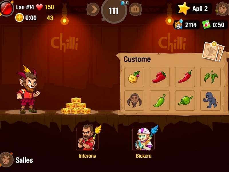 Chilli Challengers Level Progression